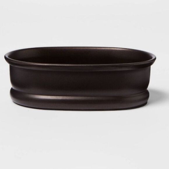 Threshold  Soap Dish Metal  Bronzed - Picture 1 of 7